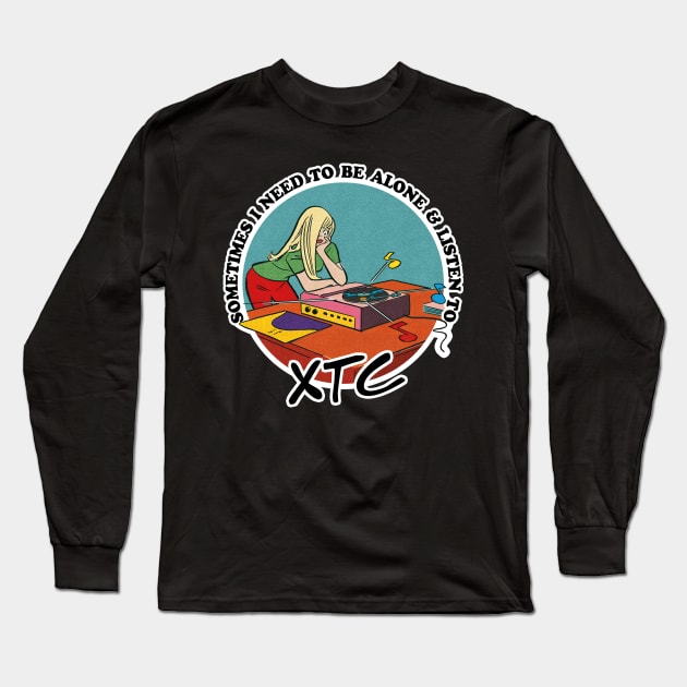 XTC Fan Art Design Long Sleeve T-Shirt by DankFutura